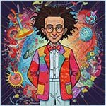 Portrait of Wolfgang Pauli comic style image